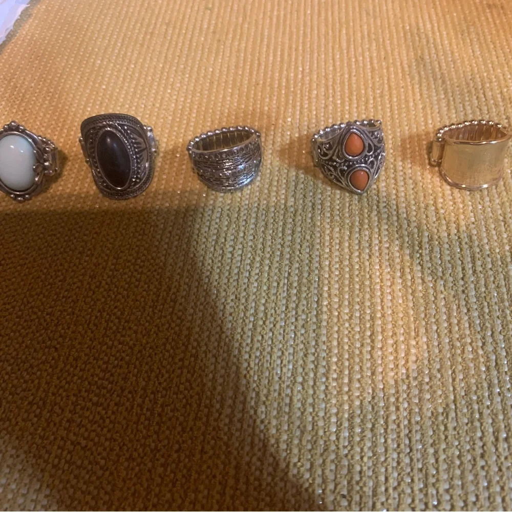 Vibrant Gemstone Ring Collection Mix and match $5 Each or 5/$20!